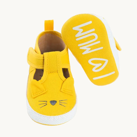 chaussures antidérapantes - Jaune moutarde