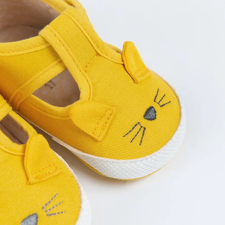 chaussures antidérapantes - Jaune moutarde