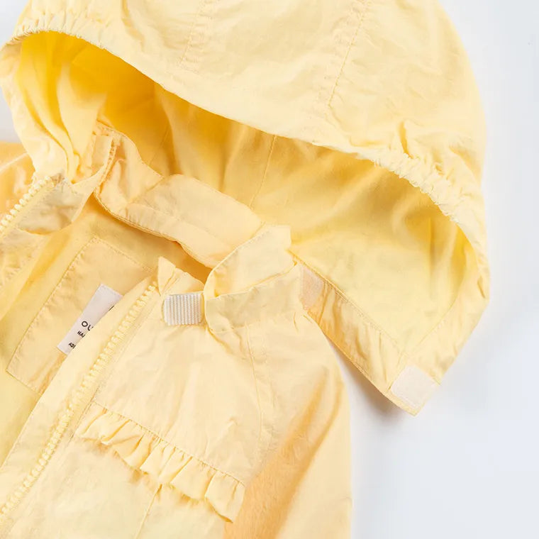 Veste à capuche Cool Club pour filles, Jaune