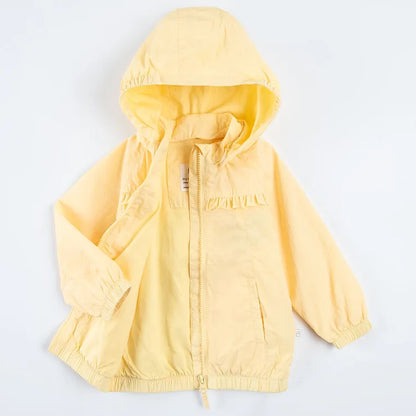 Veste à capuche Cool Club pour filles, Jaune