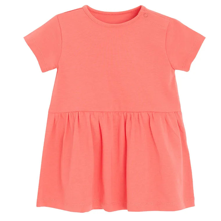 Lot de 2 robes d'été en coton pour bébé fille