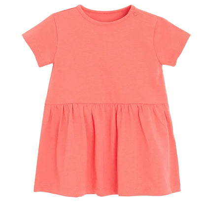 Lot de 2 robes d'été en coton pour bébé fille