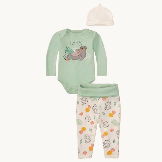 Ensemble 3 Pièces Bébé Disney – Le Livre de la Jungle