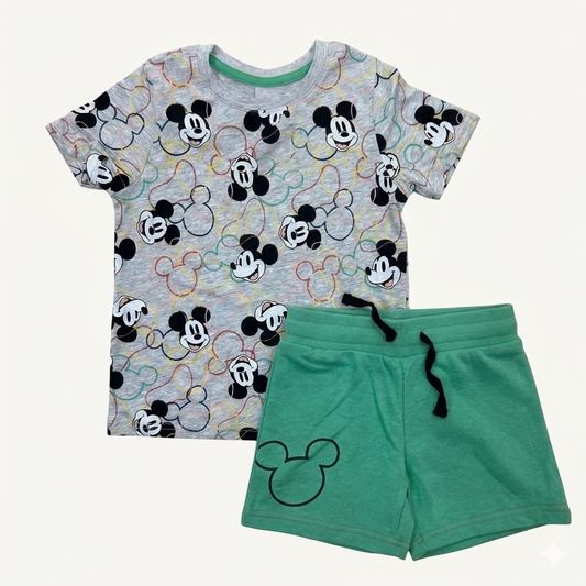 Ensemble t-shirt et short Mickey Mouse Disney